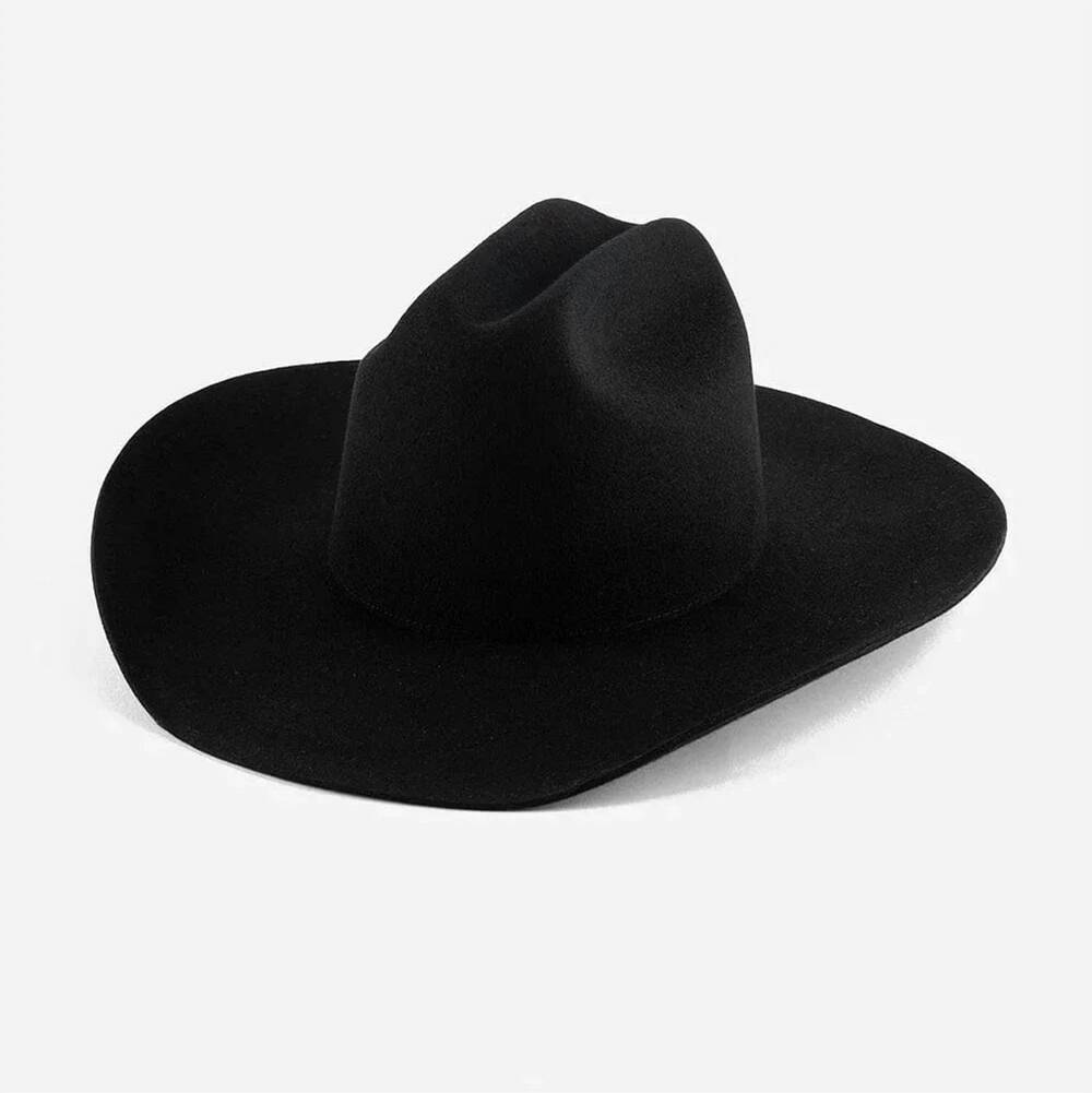 NEW GIGI PIP women's teddy cattleman western cowboy hat in black